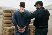 Patrón capturado tras abandonar 800 kilos de hachís en Cádiz