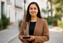 Ana Aguilar, joven de Estepona, galardonada en Málaga