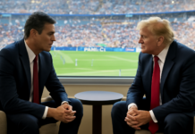 Pedro Sánchez se reúne con Trump en la final mundialista