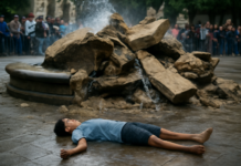 Tragedia en Mundial: Menor de 13 años muere por derrumbe de fuente