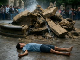 Tragedia en Mundial: Menor de 13 años muere por derrumbe de fuente
