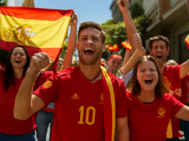«Éxito sin precedentes: l’Alfàs del Pi se une para celebrar el Mundial de España»