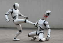 Increíble: Robot decapita a otro de una patada