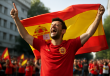 España celebra la victoria en el Mundial al ritmo de ‘Superestrella’