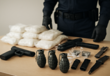 Redada en Málaga: Hallan granadas, armas y drogas a gran escala