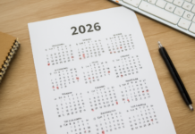 Calendario laboral Madrid 2026 con puentes y festivos