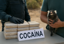 20 kg de cocaína incautados y un mono tití rescatado en el sur de España