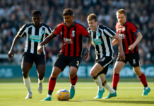 newcastle – bournemouth gana ventaja en Premier League