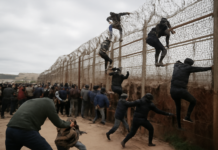 El caótico asalto de cientos de migrantes en Ceuta