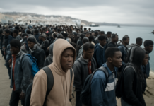 Caos en Ceuta: cientos de jóvenes migrantes llegan a la ciudadி
