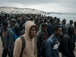 Caos en Ceuta: cientos de jóvenes migrantes llegan a la ciudadி