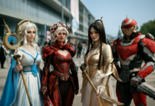 Cosplayers cautivan en festival de videojuegos ChinaJoy