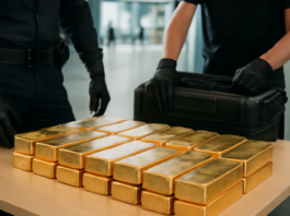 Incautan 62 kilos de oro de España en aeropuerto de Roma