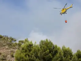 Incendio forestal en Sentmenat sigue bajo control image