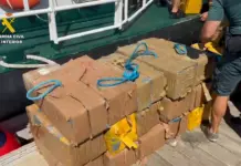 Los narcos pierden 800 kilos de cocaína en las aguas de Punta Umbría