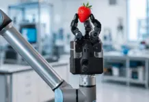Esta piel electrónica ultrafina convierte el tacto humano en datos para los robots.