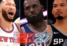 Los mejores jugadores de NBA 2K27: LeBron y Curry destacan