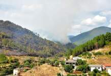 El incendio de Las Hurdes mejora y permite volver a casa