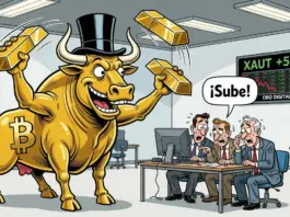 XAUT sube 5,1%: el oro tokenizado desafía al mercado cripto