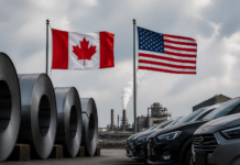 Trump anuncia aranceles del 50% a vehículos y acero canadiense
