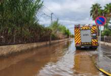 El temporal de lluvia y granizo deja inundaciones en Tarragona