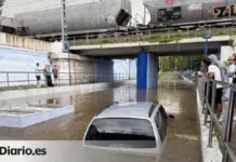 La granizada en Tarragona: calles inundadas y trenes cancelados