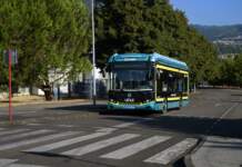 UNVI prueba en Ourense su primer autobús eléctrico autónomo