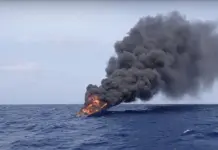 Destruyen narcolancha en Puerto Rico con 3.288 kilos de cocaína