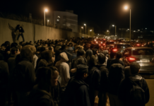 Caos nocturno en Ceuta: intento de asalto y colas interminables