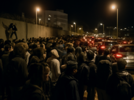 Caos nocturno en Ceuta: intento de asalto y colas interminables