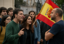 Jóvenes ceutíes se enfrentan a la extrema derecha: así reaccionaron ante una polémica manifestación