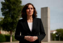 Ayuso vuelve sin explicar ático y acusa a Marruecos: «Ceuta es una prueba»