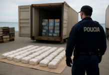 Desmantelan red de narcotráfico: decomisan 90 kilos de cocaína en contenedor de frutas