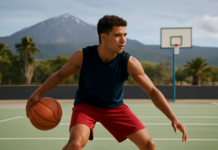 El hijo de Geli Gómez se entrena en Tenerife para alcanzar la NBA