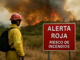 «15 zonas de Aragón en alerta roja por riesgo de incendios»