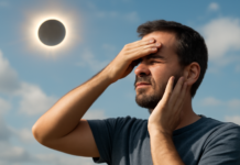 Advertencia: mirar el eclipse sin protección puede causar ceguera