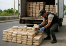 Descubren gran carga de cocaína en camión cerca de Guayaquil