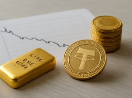 «Tether Gold retrocede -0,28% frente al oro a 1.946 dólares»