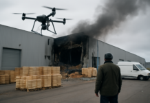 Ataques con drones en almacenes de tienda online rusa desafían a Putin
