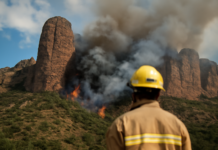 «Misterioso incendio en Las Peñas de Riglos: ¿accidente o negligencia?»
