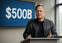 Jensen Huang lidera el paso de los $500 mil millones hacia la inteligencia artificial