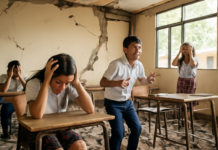 El terror vivido en un colegio durante el terremoto en Colombia