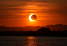 El atardecer mágico tras el eclipse en Palma