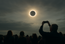 Las increíbles imágenes del eclipse solar total en España