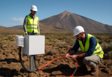 Detector de Terremotos en el Teide: la fibra óptica se convertirá en una herramienta clave