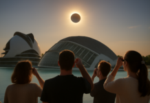 Los afortunados que vivieron el eclipse en el lugar más mágico de Valencia