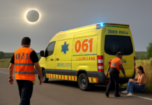 Atendidas treinta incidencias por 061 durante eclipse en Aragón
