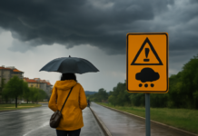 Alerta por tormentas y lluvias intensas en España: zonas en aviso (56 caracteres).