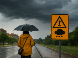 Alerta por tormentas y lluvias intensas en España: zonas en aviso (56 caracteres).