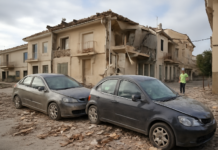 Terremoto de 5 grados en Alhendín (Granada): daños materiales y emergencia